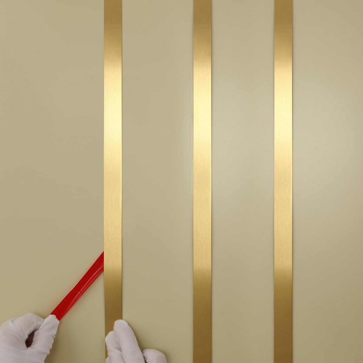 QUEST Plinthe Souple Auto-Adhésive en PVC 25x15mm, 10m, Bande Élastique
