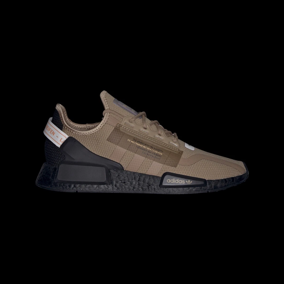 adidas gazelle silver green womens Adidas NMD R1 Boost Print White Black Red main image 0