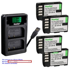 Kastar Battery LZD2 USB Charger for Panasonic Genuine DMW-BLF19e DMW-BLF19PP