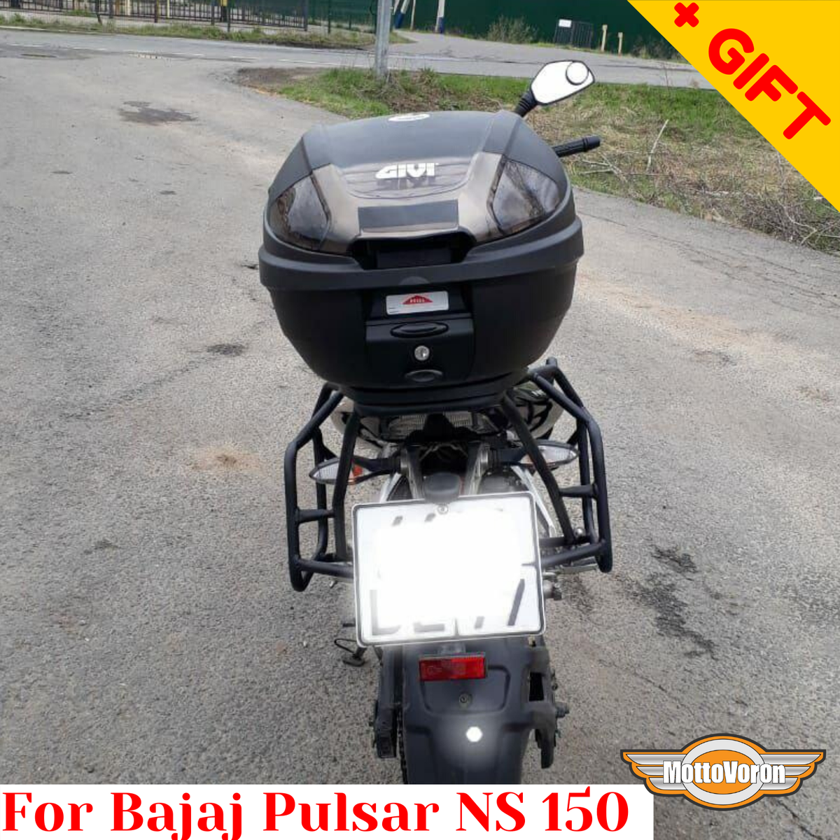For Bajaj Pulsar 150 NS rack luggage system Rouser NS 150 side