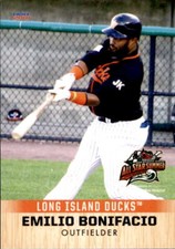 2018 Long Island Ducks Choice #3 Emilio Bonifacio Miramar Florida Baseball Card