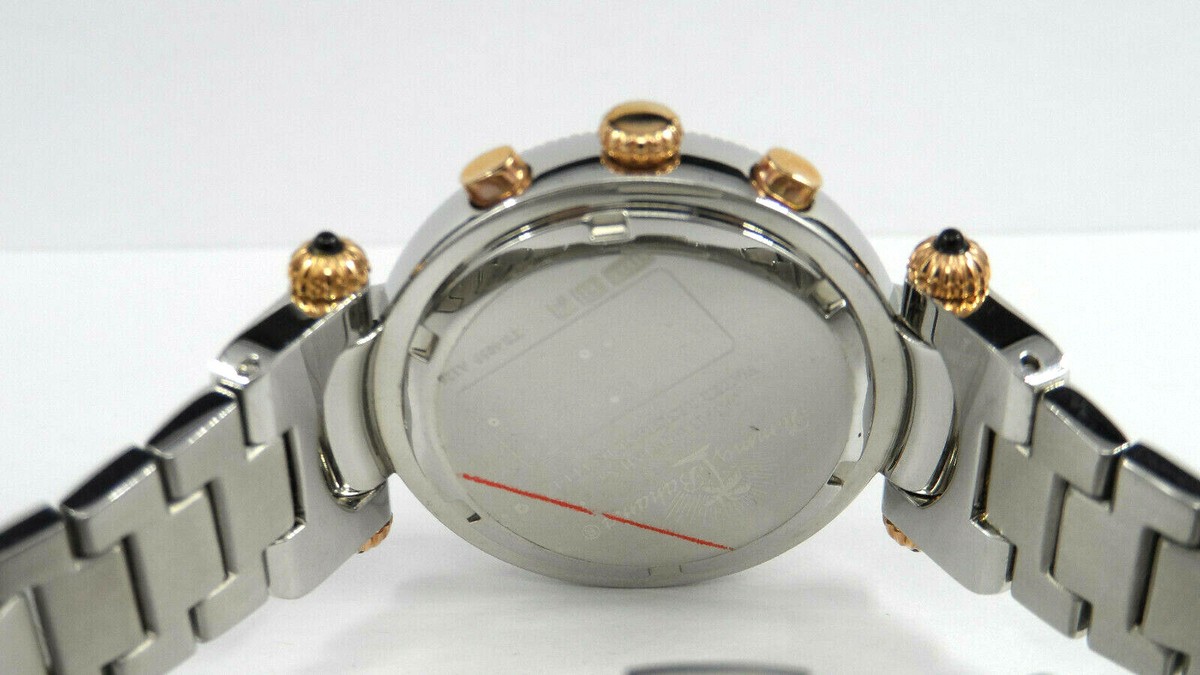 Tommy Bahama TB4059 Rose Gold & Silver Tone Chronograph MOP 
