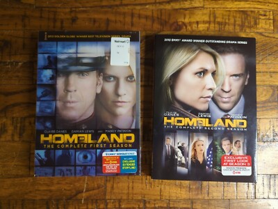 Homeland Season 1 And 2 DVD Complete 4-Disc Set Each Season Brand New Sealed 