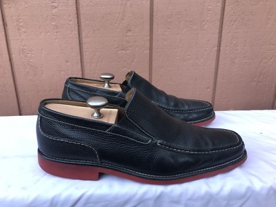 Toschi Italian Leather Loafers Michael Toschi Brando Plain Toe Loafers Black  main image 3
