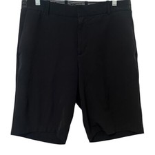 Nike Dri-Fit Black Slim Flex Fit Performance Stretch Waist 10" Inseam Shorts L