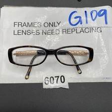 Escada VES 121S Col 0722 Womens Eyeglass Frames Black Gold 53  15-135 G109