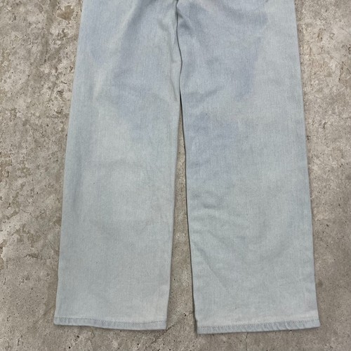 Vintage Levis Silver Tab Jeans Boys 8 Blue Baggy Adjustable Waist Light Denim - Picture 6 of 17