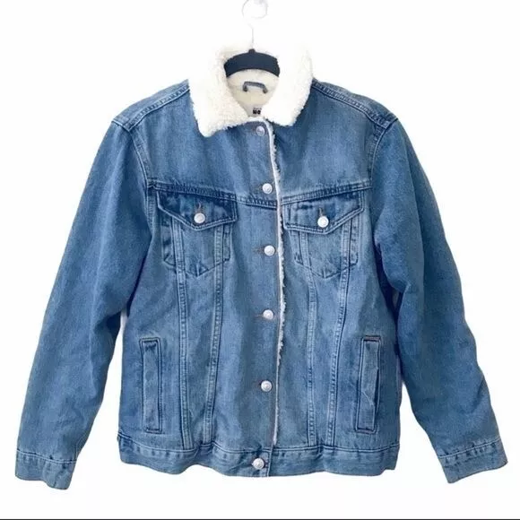 Topshop top sherpa jacket