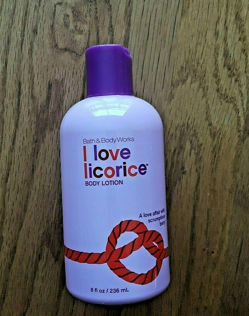 Bath & Body Works ~ I Love Licorice Lotion 8oz ~ Rare