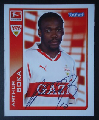 Topps 390 Fussball BL 2010/11 Arthur Boka VfB Stuttgart