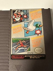 Super Mario Bros. / Duck Hunt / World Class Track Meet NES Original Nintendo
