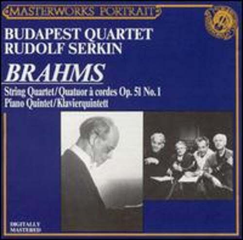 Brahms: Streichquartett, Op. 51, Nr. 1; Klavierquintett von Budapest Quartet: Neu - Bild 1 von 1