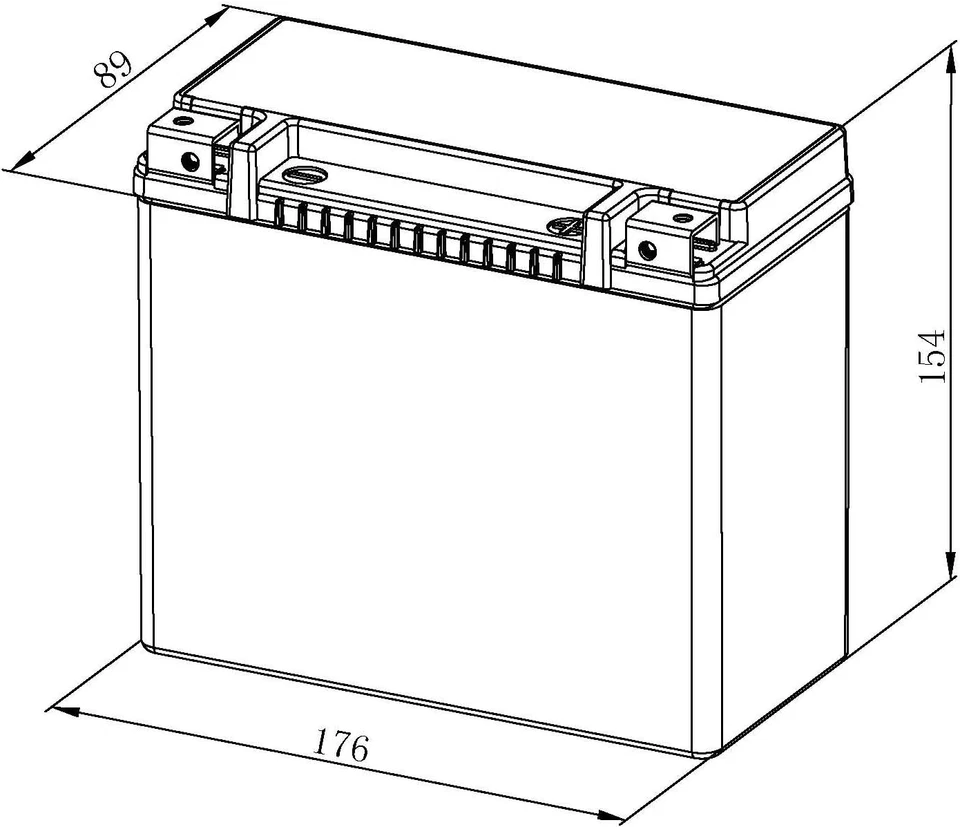 BATTERIA Bosch GEL YTX20L-BS HARLEY DAVIDSON 883 SPORTSTER 1200 1250 V-ROD 1130 - Immagine 3 di 4