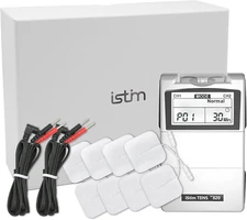 Istim Tens Unit Stimulator Machine - EV820 with 8 Electrodes Japanese Gel for Pa