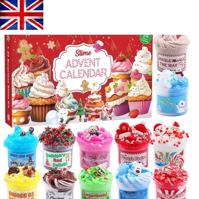 Fluffy Slime Adventskalender 2025 - 24 Tage Überraschungen für kreatives Spielen