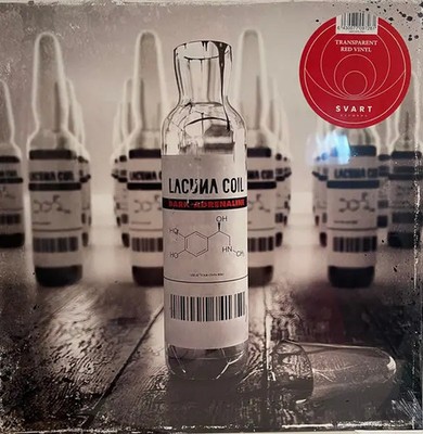 LP Lacuna Coil Dark Adrenaline RED TRANSPARENT VINYL NEW OVP Svart Records