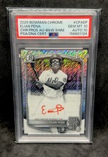 2025 BOWMAN CHROME PROSPECT #CPAEP ELIAN PENA PSA 10/10 AUTO 🔥📈