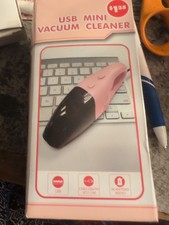USB Mini Vacuum Cleaner Brand New Pink And Black