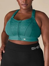 SHEFIT ULTIMATE Evergreen Force Luxe Sports Bra Supportive Fitness Apparel