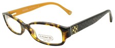 Coach HC 6001 5055 Emily Women's Eyeglasses Frames 50-15-135 Dark Tortoise