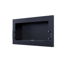 Texas Black Cheminée Murale, Performance 4,7 Kw, Longue Durée, Simple Design
