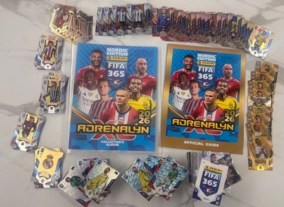 FIFA 365 Panini NORDIC Adrenalyn XL Album + Complete Set x 579 2025-2026