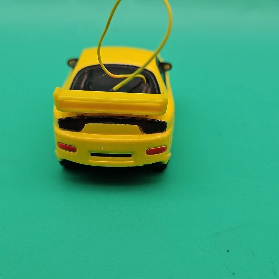 ZipZaps Micro RC Car Yellow Mazda RX-7 Initial D 1:64 Scale Untested As Is - Image 4 of 4