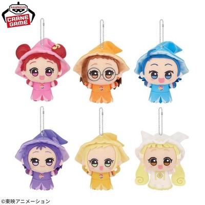 Ojamajo Doremi Chibi Plush Chibigurumi Mascot 11cm Set of 6 Bandai