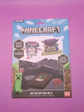 MINECRAFT Desktop Decals 44 Pieces Included Reusable   Waterproof   Mojang NEW