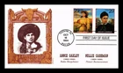 DR JIM STAMPS US COVER ANNIE OAKLEY & NELLIE CASHMAN LEGENDS OF WEST FDC COMBO