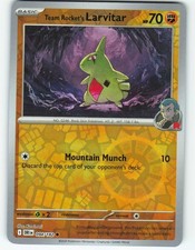Team Rocket's Larvitar - Reverse Holo - 94/182 Destined Rivals - Pokémon TCG
