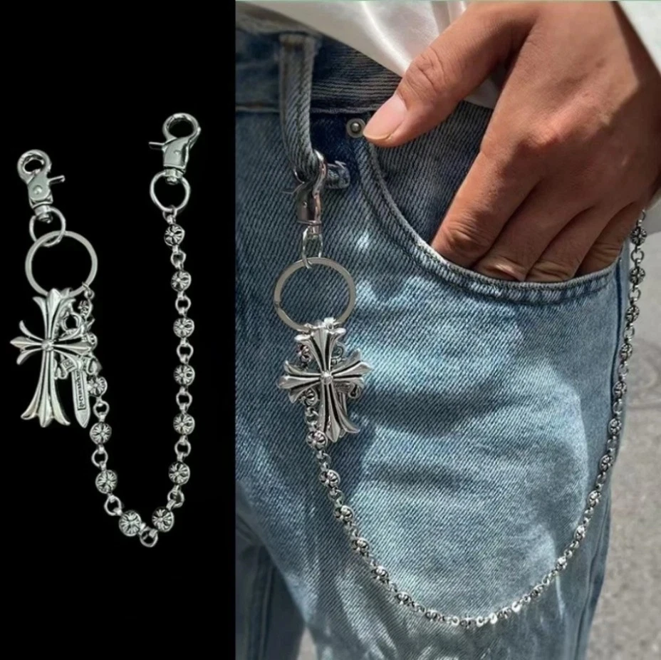 Llavero Mona Cadena De Pantalones Vaqueros Para Hombre Cade | Cuotas Sin Interés