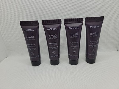 4X  AVEDA  INVATI ADVANCED EXFOLIATING SHAMPOO .34 OZ EACH