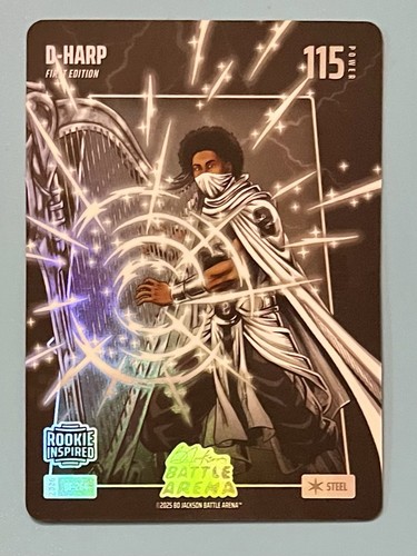 2026 Bo Jackson Battle Arena D-Harp Steel BattleFoil BF-264 Dylan Harper Rookie