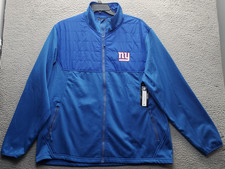 NFL New York Giants Dunbrooke Jacket Football Mens XL Blue Full Zip Sportswear