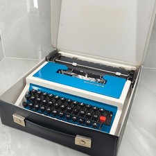 Underwood 315 Schreibmaschine Reiseschreibmaschine blau