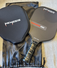 Prince nemesis black graphite precision pro Pickleball paddle, cover, bag