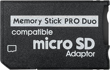 PSP Memory Stick Adapter, Micro SD/SDHC/SDXC to Memory Stick PRO Duo to Magicgat