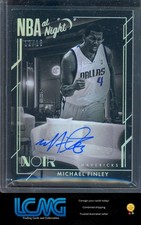 2024-25 Panini Noir #NBA-FIN Michael Finley NBA at Night Signatures #/15 X4R