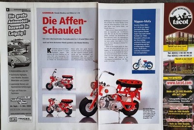 MOTORRAD Honda Monkey in 1-10 von Ebbro....ein Modellbericht #0605f