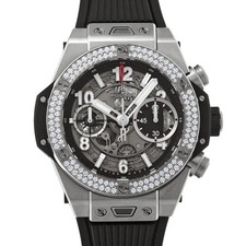HUBLOT Big Bang Unico Titanium 441.NX.1170.RX.1104 Matte black skeleton WATC...