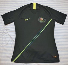 Nike Socceroos 2018 Away Australia Football Player Issued Mens Large Jersey
