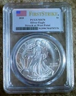 2018 American Silver dollar Eagle - PCGS- MS70 - First Strike
