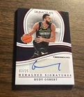 RUDY GOBERT Auto 2022-23 Immaculate Collection /25 Timberwolves