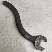 Vtg Billings & Spencer Co. 9/16” #2001 Single Open Curved Mini 5.25” Wrench USA