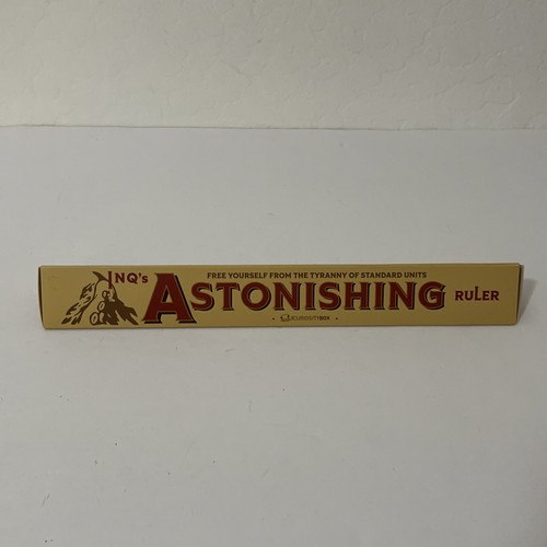 Inq's Astonishing Ruler from Curiosity Box Legacy Box - Picture 2 of 13