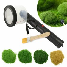 Mini Grass Beflockung Applikator mit Static Grass für DIY-Sandtisch-Modellszene