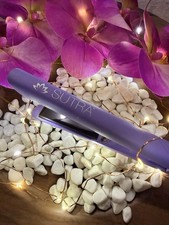 SUTRA Beauty Mini Hair Straightener Flat Iron Ceramic Plates PURPLE Travel Size