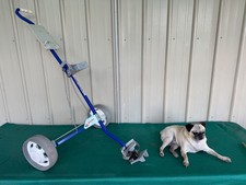 Vintage Bag Boy USALITE Push Pull Adjustable Folding Golf Cart 2 Wheels USA