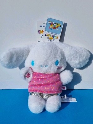 Build A Bear Hello Kitty Cinnamoroll Mini Bohnen mit Cupcake Kostüm Brandneu mit Etikett 